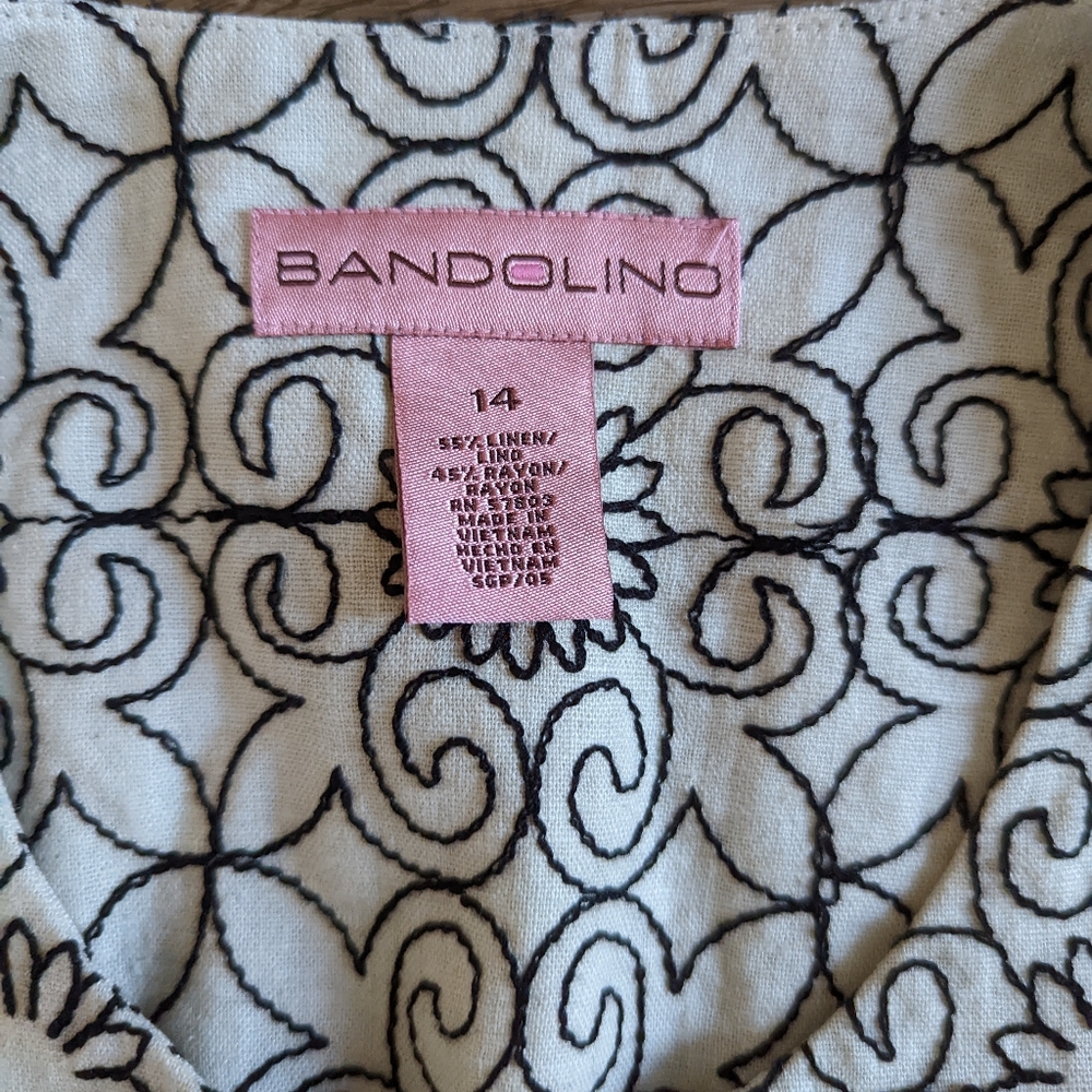 Bandolino Patterned Linen Jacket - image 4